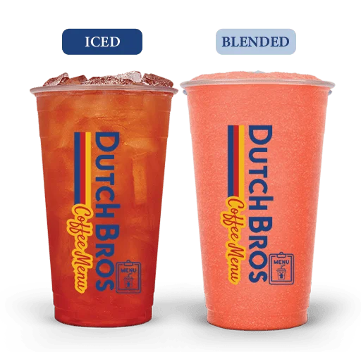 Double Rainbro Lemonade 1 Dutch Bros Iced and Blended Double Rainbro Lemonade