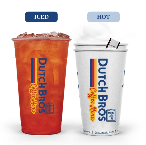Double Rainbro Tea 1 Dutch Bros Iced and Hot Double Rainbro Tea