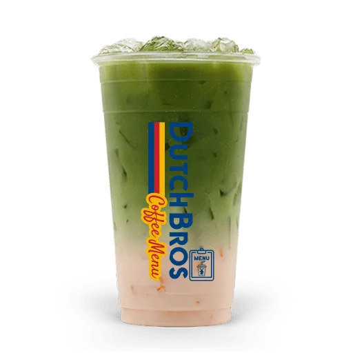 Matcha 3 Dutch Bros Peach Matcha Latte