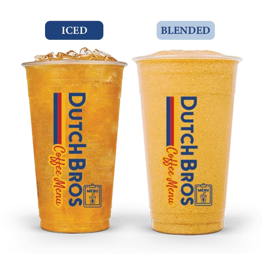 Peach Rebel 1 Dutch Bros Iced and Blended Peach Rebel