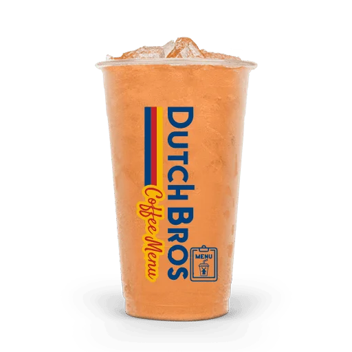 Sparkling Soda 7 Dutch Bros Peach Soda