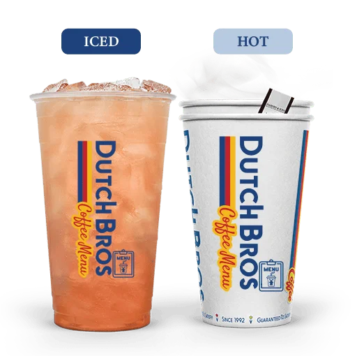 Peach Tea 1 Dutch Bros Iced and Hot Peach Tea