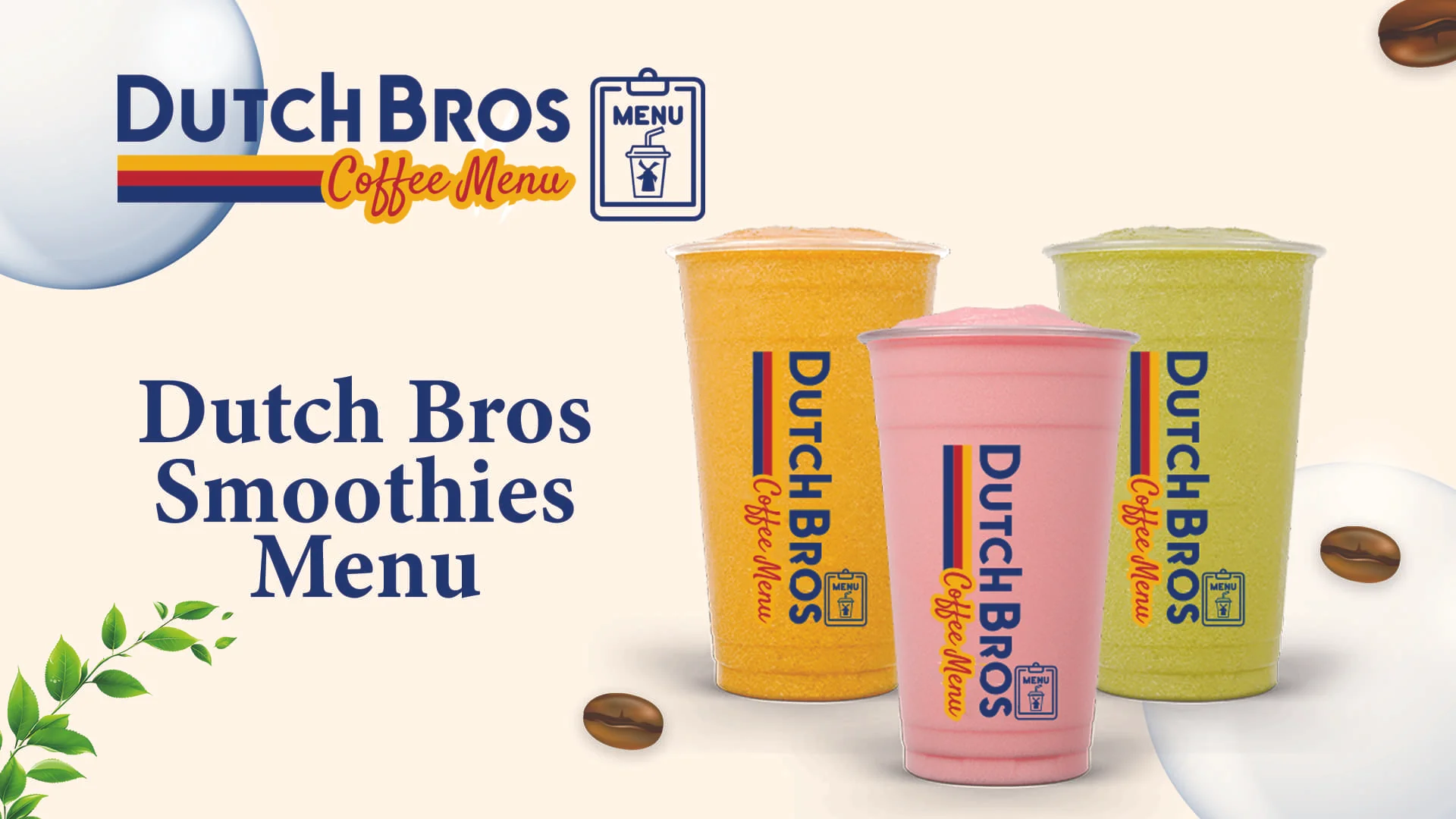 Dutch Bros Smoothies Menu with Prices 1 Dutch Bros Smoothies Menu