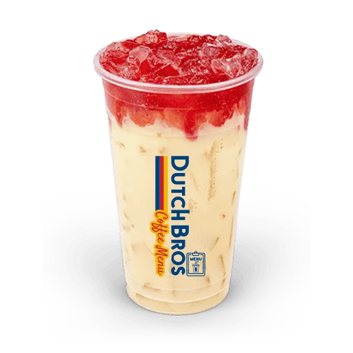 Seasonal Drinks 14 Dutch Bros Strawberry Colada Rebel