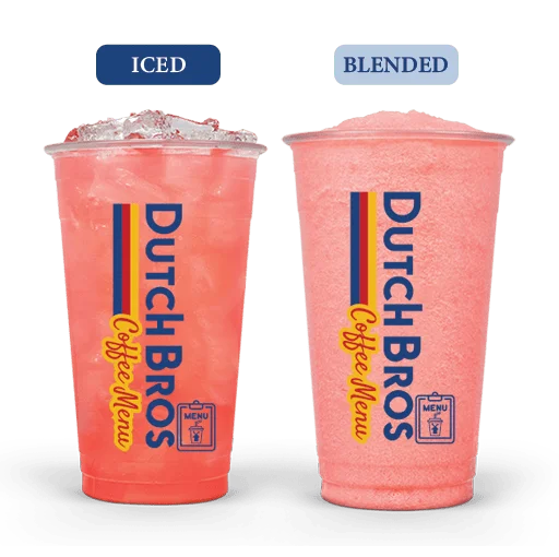 Strawberry Lemonade 1 Dutch Bros Iced and Blended Strawberry Lemonade