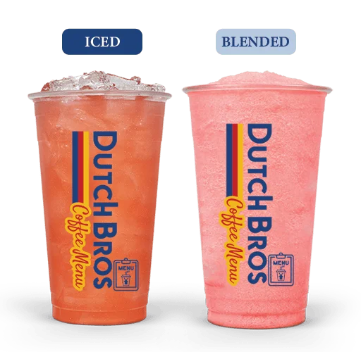 Dutch Bros Iced and Blended Tiger's Blood Lemonade