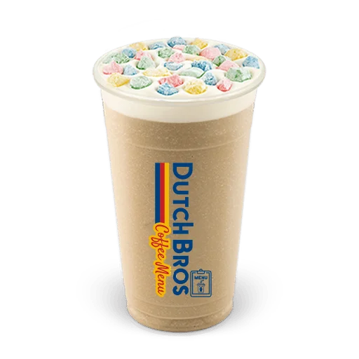Seasonal Drinks 19 Dutch Bros Vanilla Freeze w/ Mochi & Soft Top