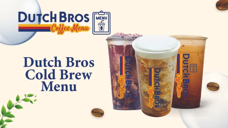 Dutch Bros Cold Brew Menu