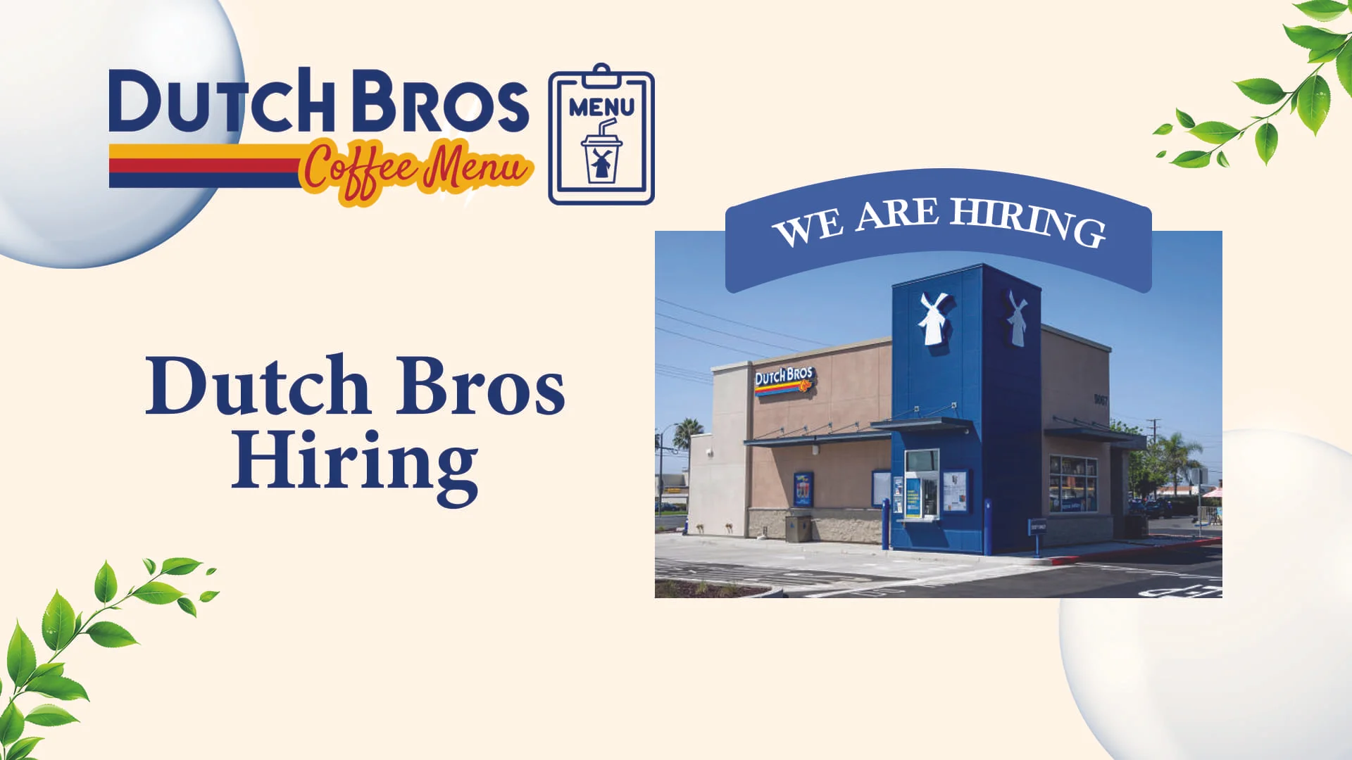Dutch Bros Hiring