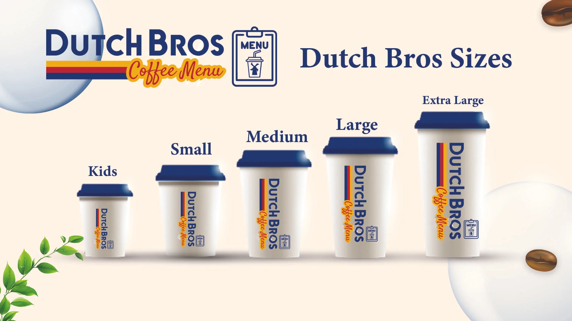 Dutch Bros Sizes 2025 – Coffee, Drink & Cup Sizes Guide 1 Dutch Bros Sizes