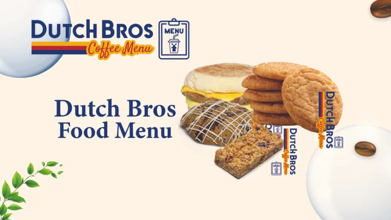 Dutch Bros Food Menu