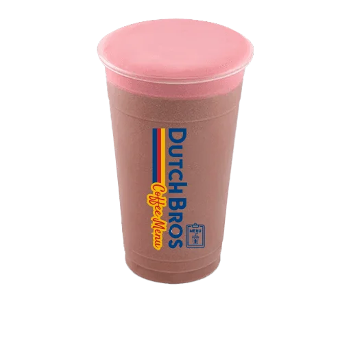 Dutch Bros Pink Velvet Mocha Freeze